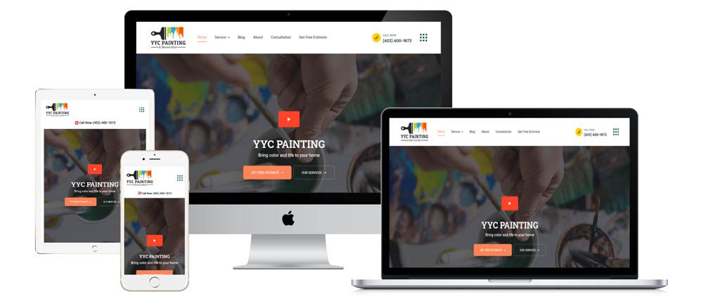 Painting website design- yyc painting