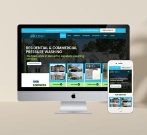 Bayway pressure washing website design