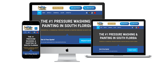 Pressure Washing Website Design Savannah, Atlanta, GA GA