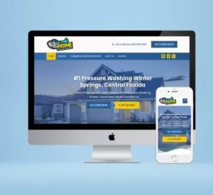 Prime Pressure Washing website design