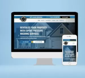 Daves Pressure washing website design