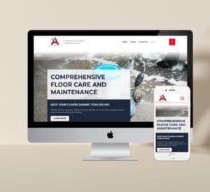 ajr multi services cleaning website design