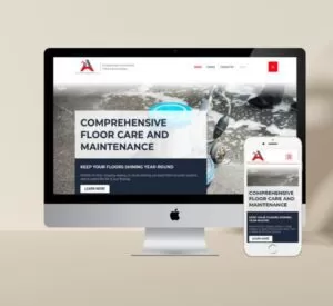 ajr multi services cleaning website design