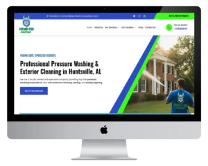 Pressure Washing Website Design Alabama: Viking Pro Solutions